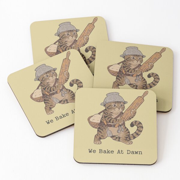 Item preview, Funny Cat Baker We Bake At Dawn Culinary Feline designed and sold by d247.