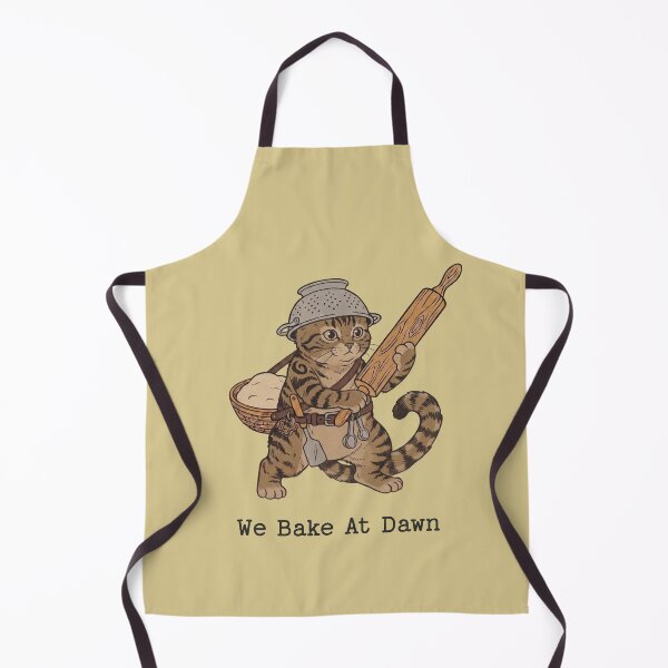 Item preview, Funny Cat Baker We Bake At Dawn Culinary Feline designed and sold by d247.