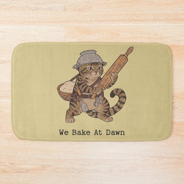 Item preview, Funny Cat Baker We Bake At Dawn Culinary Feline designed and sold by d247.