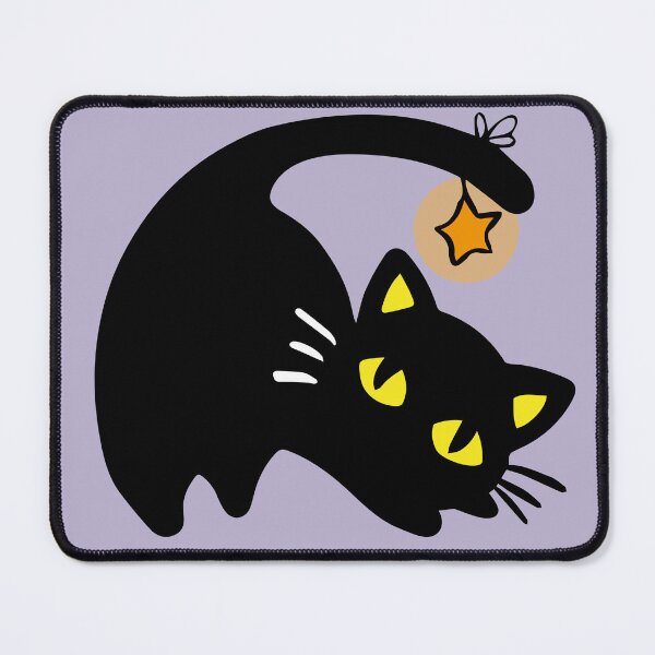 Item preview, Black cat whising tail designed and sold by Konopikyu.