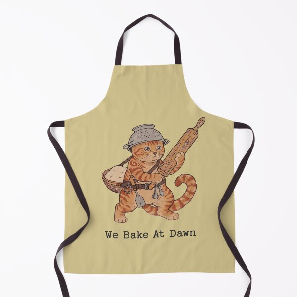 Item preview, We Bake At Dawn Cat Baker Warrior Rolling Pin Feline designed and sold by d247.