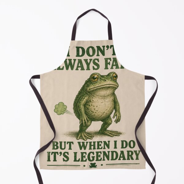 Item preview, Legendary Frog Funny Fart Humor Art designed and sold by riki2365.