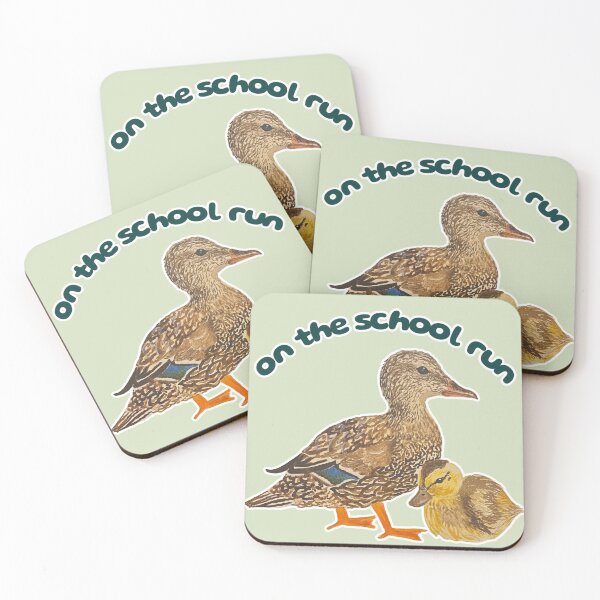 Item preview, On the School Run Mumma & Bubba Mallard designed and sold by Blackberries & Moss.