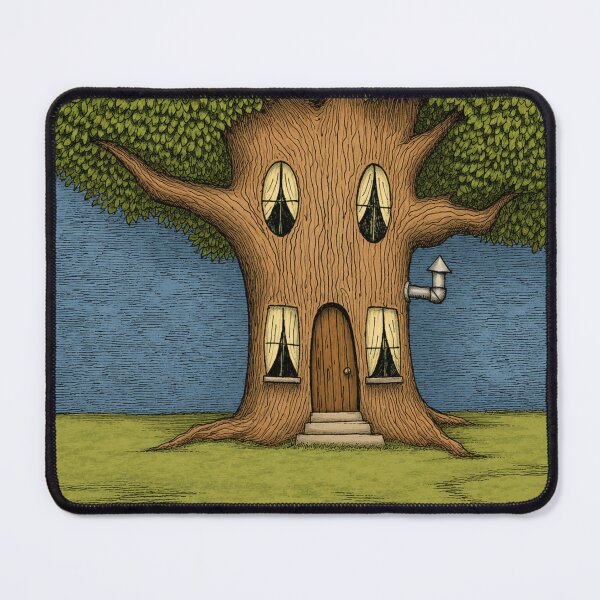 Item preview, Whimsical Storybook Treehouse Illustration for Fantasy Art Lovers designed and sold by RickE.