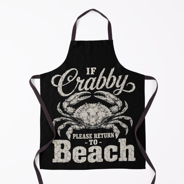Item preview, Crabby | Funny Beach designed and sold by Funny Vintage Stickers And T-Shirts.