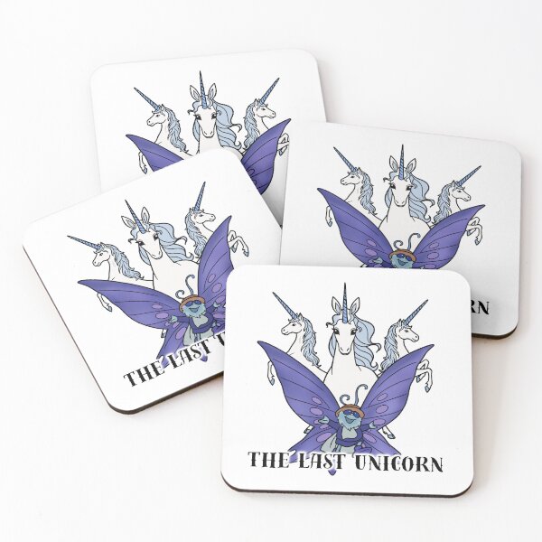 Item preview, The Last Unicorn Trio and Butterfly Retro Art designed and sold by Blupunk.
