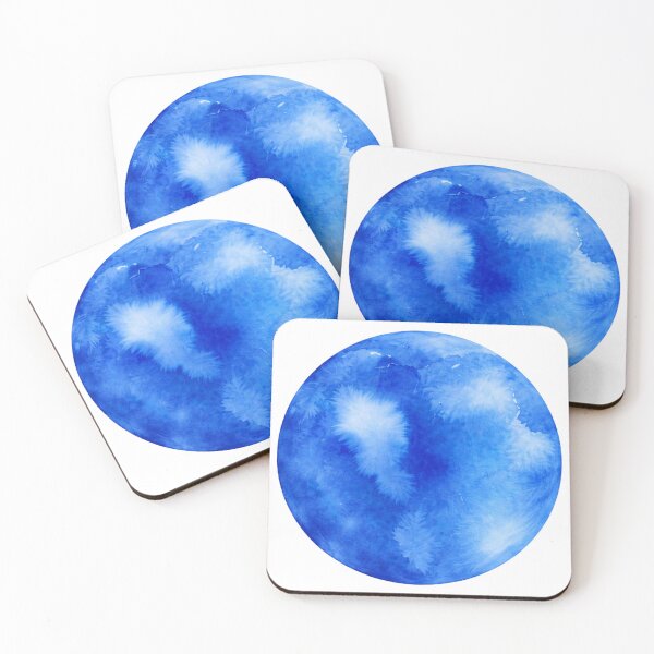 Item preview, Blue Watercolor Circle designed and sold by Blink Art Studio.
