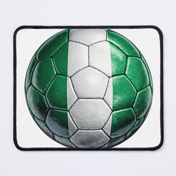 Item preview, Nigeria Football Flag Design designed and sold by redsharkuk.
