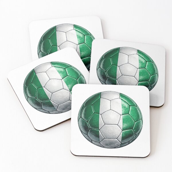 Item preview, Nigeria Football Flag Design designed and sold by redsharkuk.