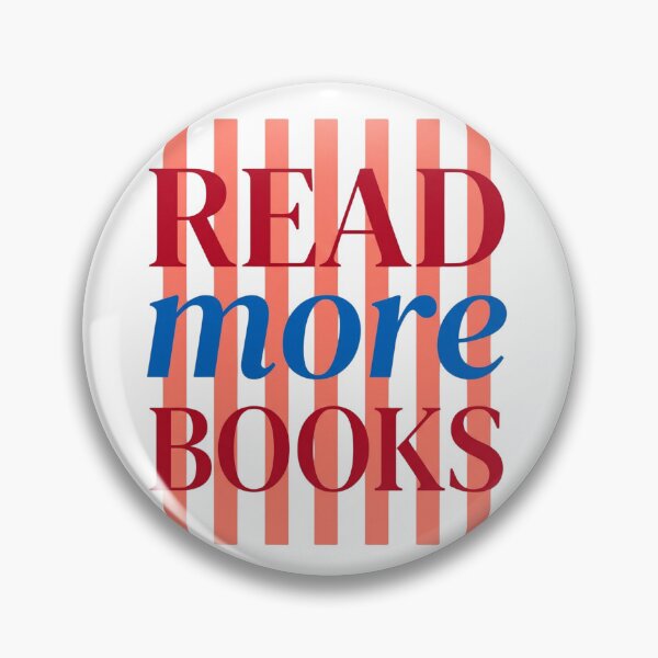 Item preview, Read More Books Striped Bookish Aesthetic Art designed and sold by VGAfanatic.