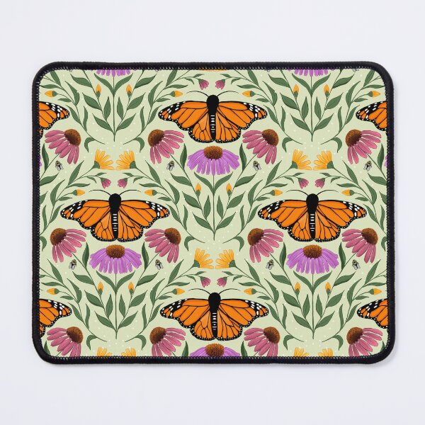 Item preview, Monarch Butterfly Garden Pattern (Light Green) designed and sold by Wisteria Creative Co..