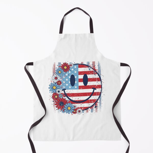 Item preview, Floral American Smile – Retro Patriotic USA Design designed and sold by Paper Drip.
