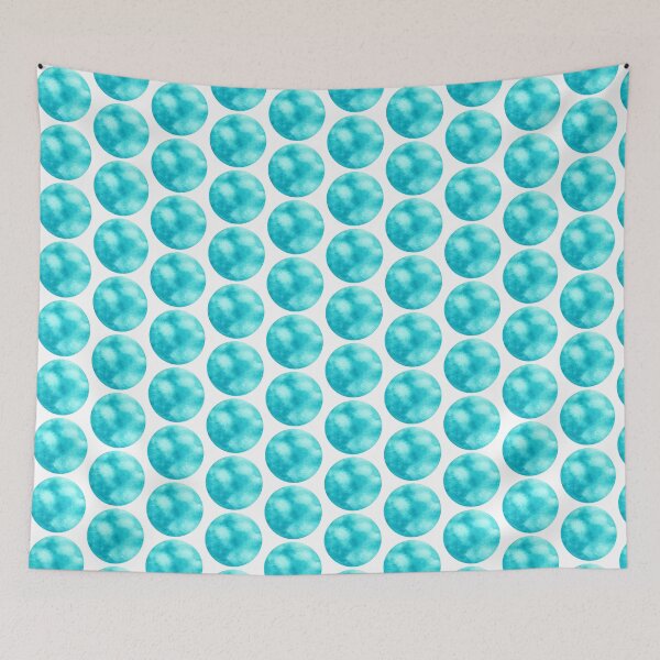 Item preview, Turquoise Watercolor Circle designed and sold by Blink Art Studio.