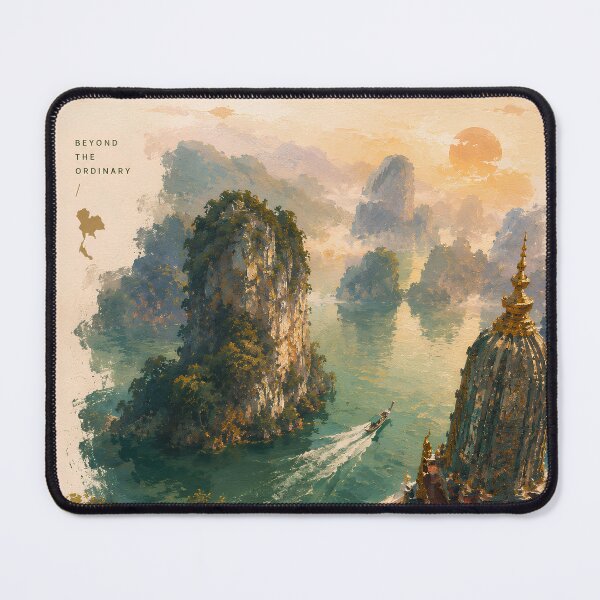 Item preview, Thailand Unseen Paradise | Vintage Travel Landscape Design designed and sold by filou designs.