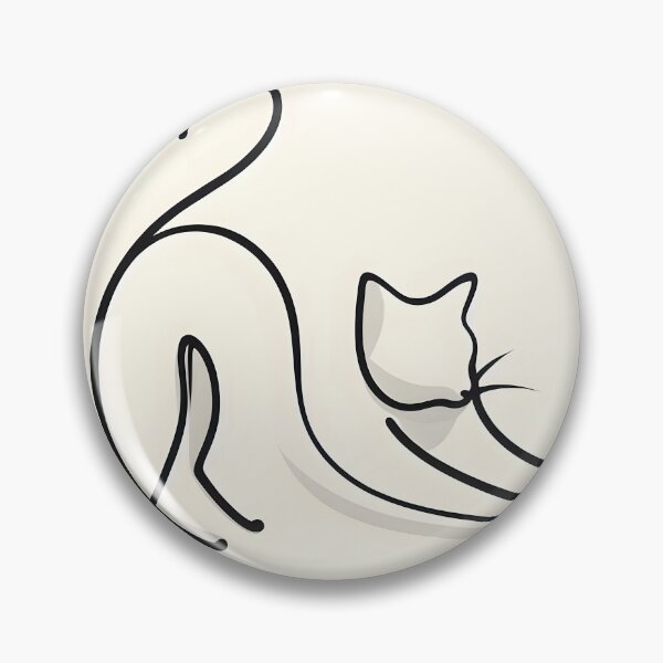 Item preview, Feline silhouettes in harmony - Simple lines designed and sold by davidromapixel.