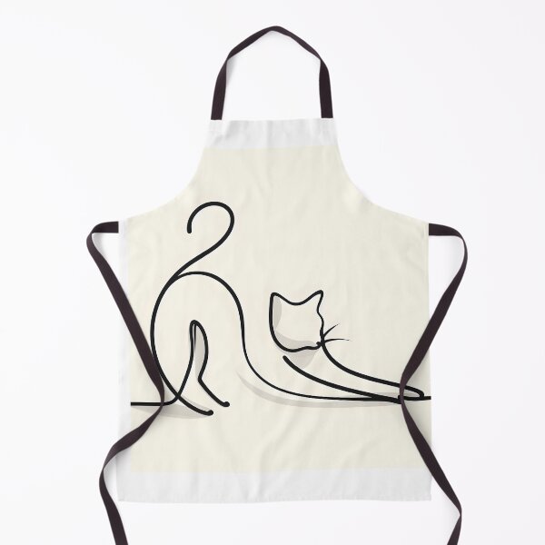 Item preview, Feline silhouettes in harmony - Simple lines designed and sold by davidromapixel.
