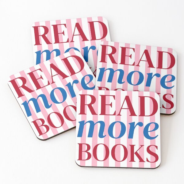 Item preview, Read More Books Striped Book Lover Aesthetic Art designed and sold by VGAfanatic.