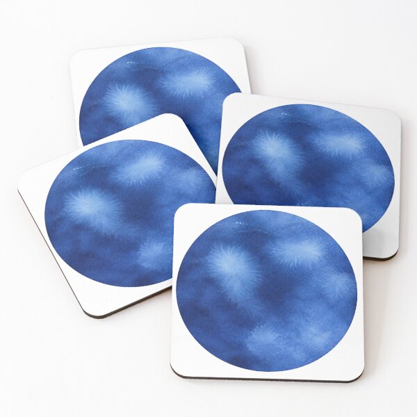 Item preview, Navy Watercolor Circle designed and sold by Blink Art Studio.