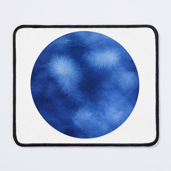 Item preview, Navy Watercolor Circle designed and sold by Blink Art Studio.