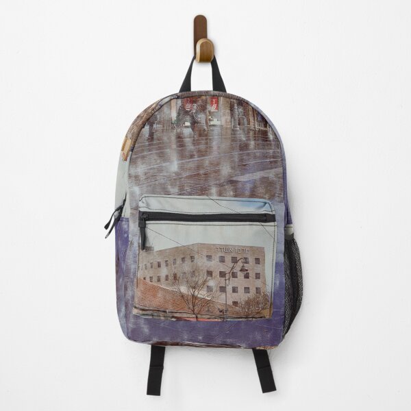 Item preview, Golden hour reflections on Jaffe Road, Jerusalem after April rain designed and sold by simplyart767.