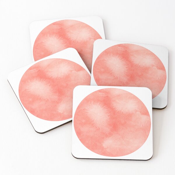 Item preview, Peach Watercolor Circle designed and sold by Blink Art Studio.