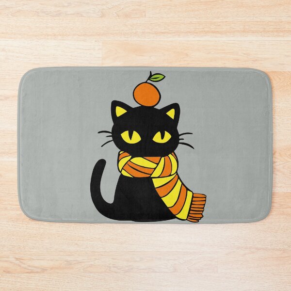 Item preview, Black cat orange dialogue designed and sold by Konopikyu.