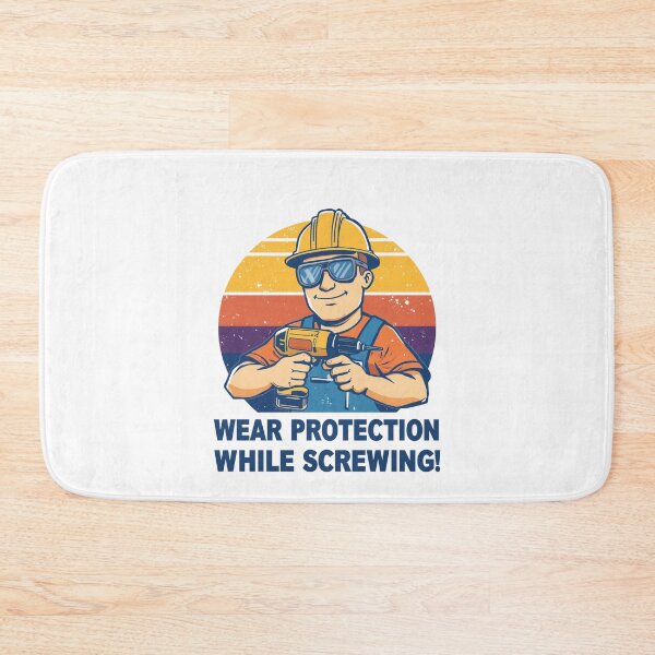 Item preview, Wear protection while screwing! designed and sold by NicMacTees.