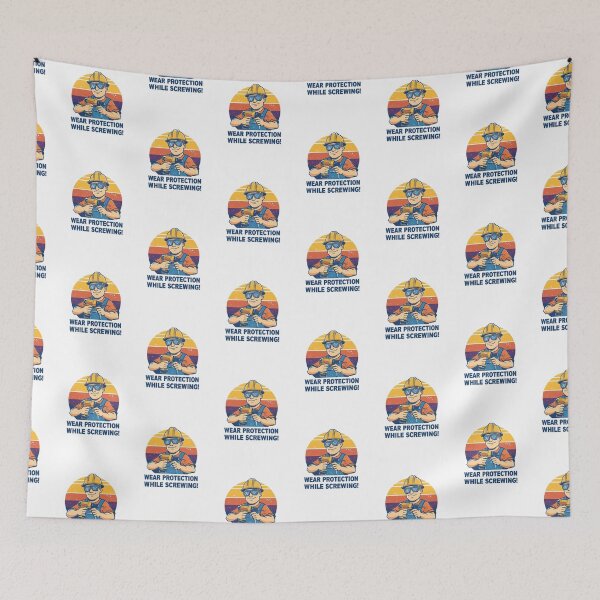 Item preview, Wear protection while screwing! designed and sold by NicMacTees.