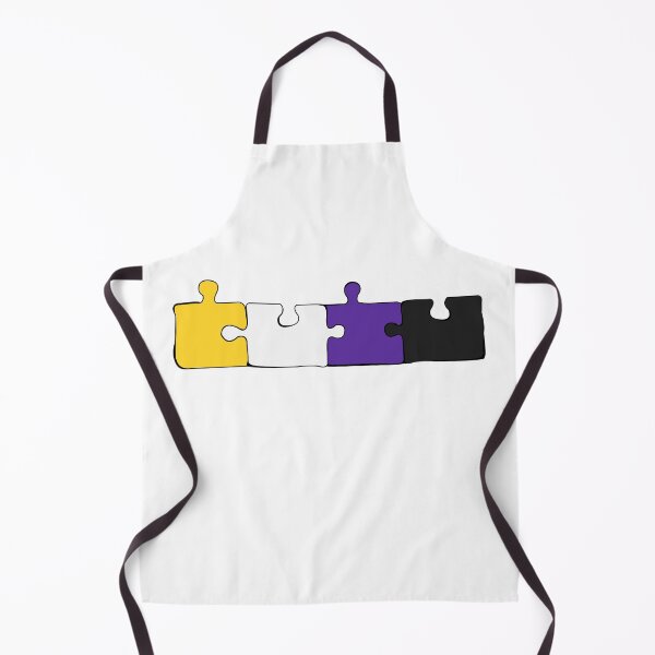 Item preview, Nonbinary Puzzle Pieces Pride Flag designed and sold by HarveyHandcraftsandDesigns.