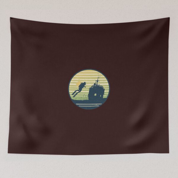 Item preview,  Sunken Shipwreck Scuba Exploration - Distressed Deep Sea Dive designed and sold by islam gamal.