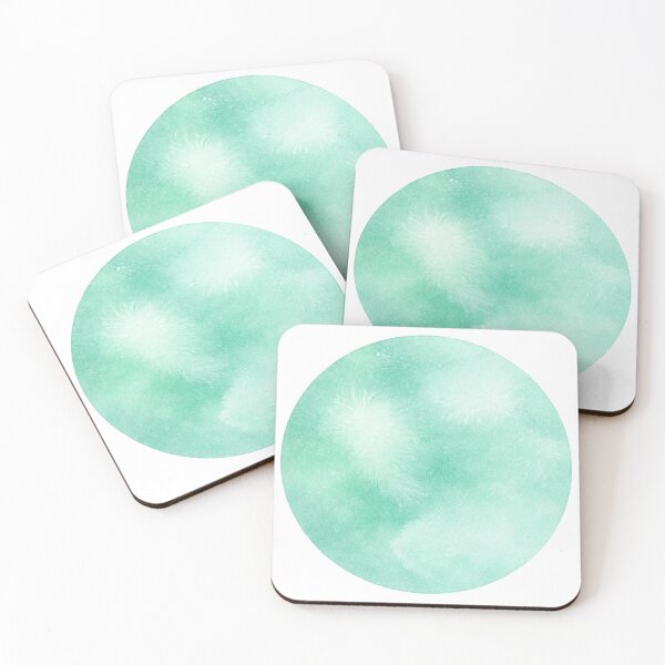 Item preview, Mint Watercolor Circle designed and sold by Blink Art Studio.
