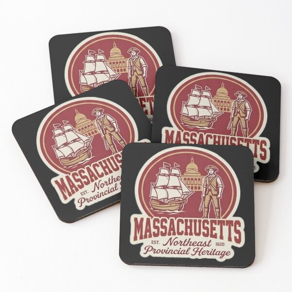 Item preview, Massachusetts Northeast Provincial Heritage - Vintage Colonial Crest designed and sold by The True American.