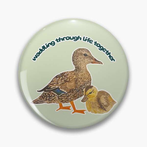 Item preview, Waddling Through Life Together Mumma & Bubba Mallard designed and sold by Blackberries & Moss.