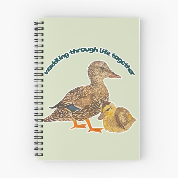 Item preview, Waddling Through Life Together Mumma & Bubba Mallard designed and sold by Blackberries & Moss.