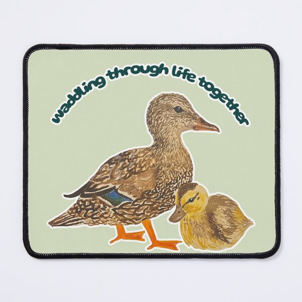 Item preview, Waddling Through Life Together Mumma & Bubba Mallard designed and sold by Blackberries & Moss.