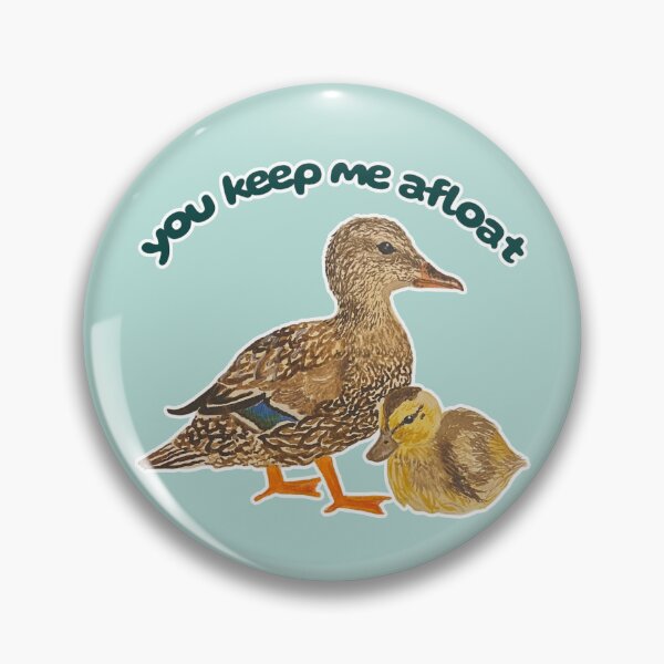Item preview, You Keep Me Afloat Mumma & Bubba Mallard designed and sold by Blackberries & Moss.