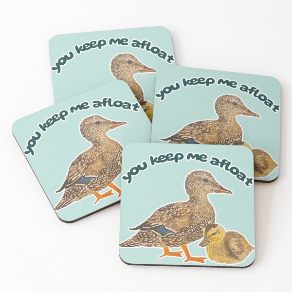 Item preview, You Keep Me Afloat Mumma & Bubba Mallard designed and sold by Blackberries & Moss.