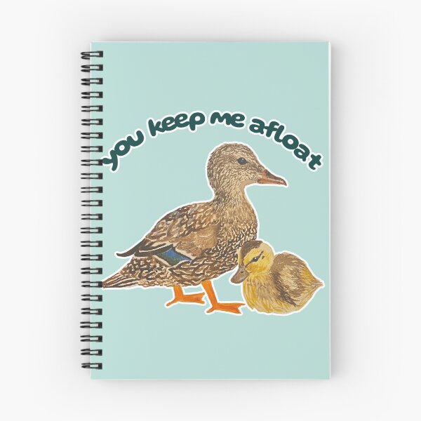 Item preview, You Keep Me Afloat Mumma & Bubba Mallard designed and sold by Blackberries & Moss.