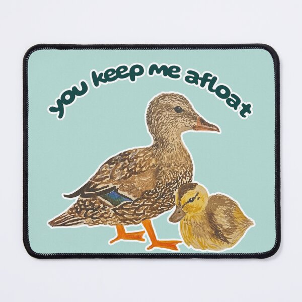 Item preview, You Keep Me Afloat Mumma & Bubba Mallard designed and sold by Blackberries & Moss.