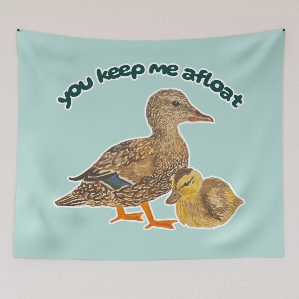 Item preview, You Keep Me Afloat Mumma & Bubba Mallard designed and sold by Blackberries & Moss.