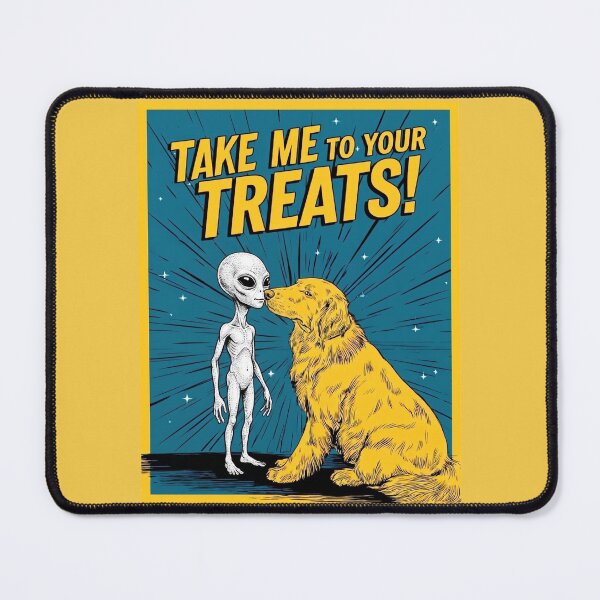 Item preview, Take Me To Your Treats Vintage Comic Art designed and sold by Cosmic Cactus.