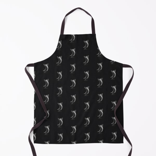 Item preview, Gato Saltando con Patas Arriba Arte Vintage Blanco y Negro designed and sold by ChaoticCatIlust.