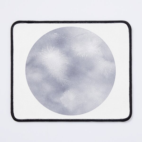 Item preview, Silver Grey Watercolor Circle designed and sold by Blink Art Studio.