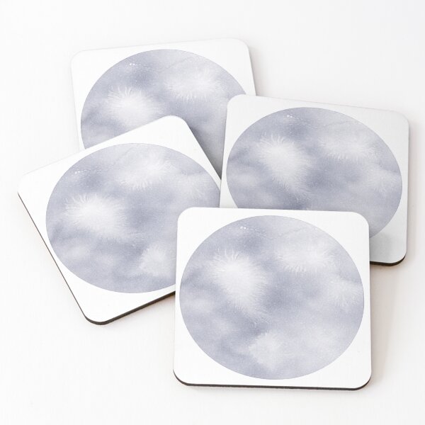Item preview, Silver Grey Watercolor Circle designed and sold by Blink Art Studio.
