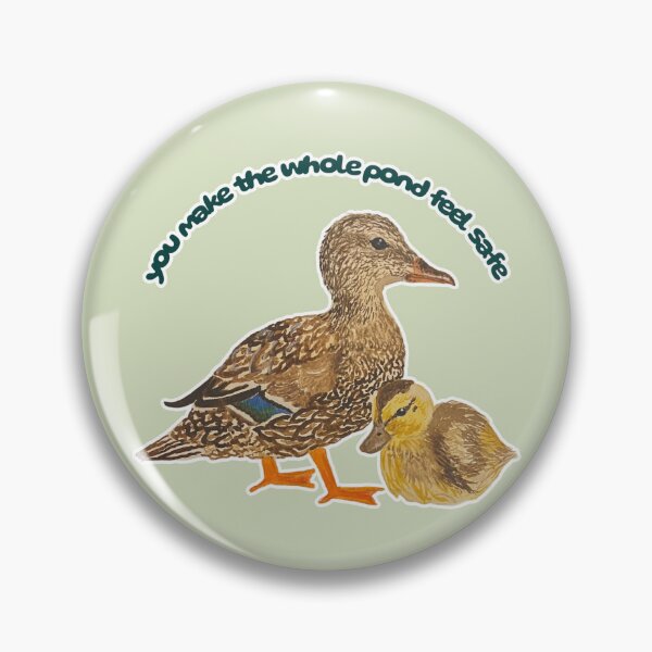 Item preview, You Make the Whole Pond Feel Safe Mumma & Bubba Mallard designed and sold by Blackberries & Moss.