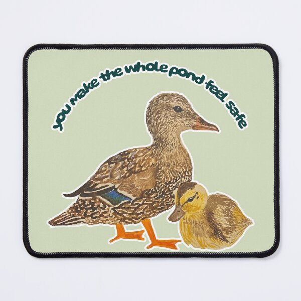 Item preview, You Make the Whole Pond Feel Safe Mumma & Bubba Mallard designed and sold by Blackberries & Moss.