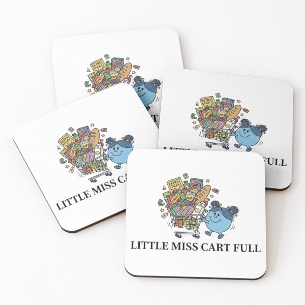 Item preview, Little Miss Cart Full Character Funny Girl Shopping Mall Grocery Luxury Blue Meme Tiktok Comic Cartoon Animated designed and sold by SamiraArts.