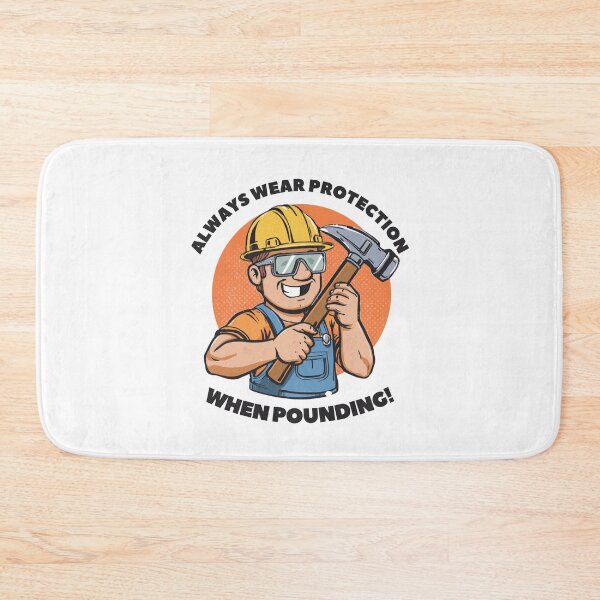 Item preview, Always wear protection when pounding! designed and sold by NicMacTees.