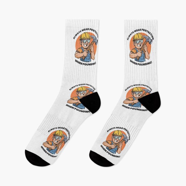Item preview, Always wear protection when pounding! designed and sold by NicMacTees.