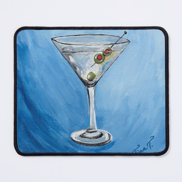 Item preview, Blue Martini with Olives  designed and sold by AutuminaArt.